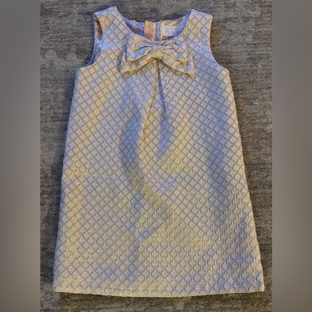 The Children's Place Gold Bow Dress